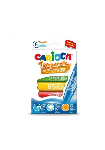 Carioca Temperello Stick Poster Boyama Kalemi 6 Renk