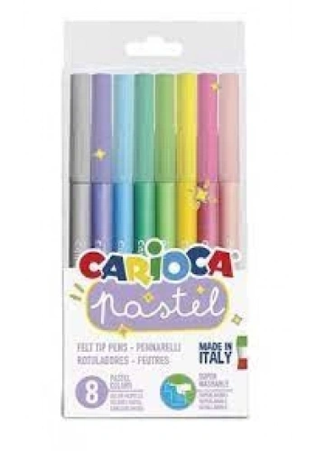 Carioca Yıkanabilir Pastel Keçeli Kalem Seti 8li