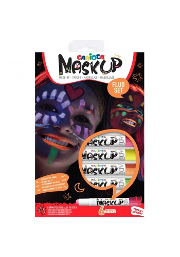 Carioca Yüz Boyası 6 GR 6 Renk Fosforlu 43156