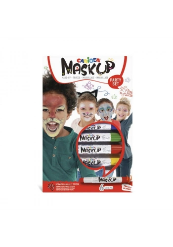 Carioca Yüz Boyası 6 gr. 6 Renk