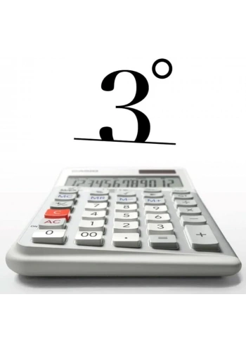 CASIO DE-12E-WE-W-DP HESAP MAKİNESİ 12 HANE