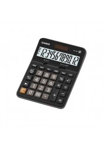CASIO DX-12B-BK HESAP MAKİNESİ 12 HANELİ SİYAH
