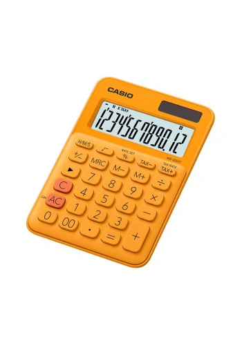 Casio Hesap Makinesi 12 Hane Ms-20uc-rg Renkli Masaüstü