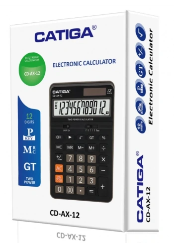 Catiga CD-AX12 Masaüstü 12 Hane Hesap Makinesi