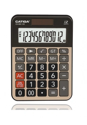 Catiga CD-MX-120 Masaüstü 12 Hane Hesap Makinası
