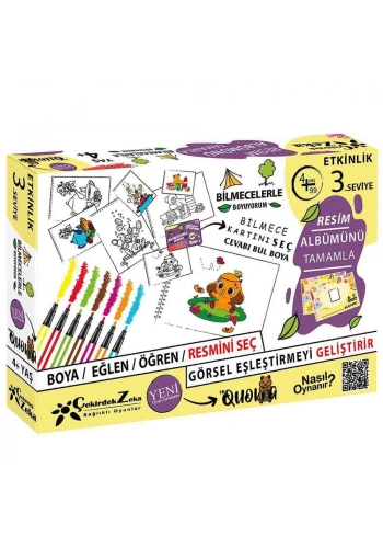 Çekirdek Zeka Bilmecelerle Boyuyorum ZK63