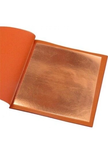 Cenova Art Yaprak Varak 14x14 cm. 25 Yaprak BAKIR