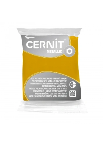 Cernit Metallic Polimer Kil 56 g Yellow