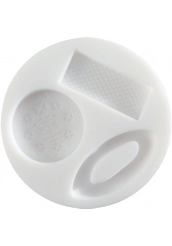 Cernit Silicone Mould Silikon Polimer Kil Kalıbı COOKIES & WAFFLE