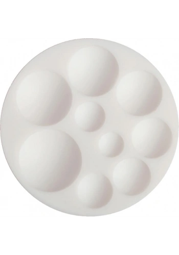 Cernit Silicone Mould Silikon Polimer Kil Kalıbı ROUND CABOCHONS