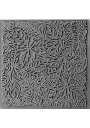 Cernit Texture Plate Silikon Polimer Kil Desen ve Doku Kalıbı 9x9 cm. LEAVES