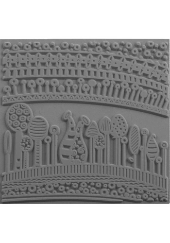 Cernit Texture Plate Silikon Polimer Kil Desen ve Doku Kalıbı 9x9 cm. HARMONY