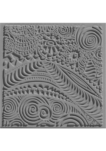 Cernit Texture Plate Silikon Polimer Kil Desen ve Doku Kalıbı 9x9 cm. FREESTYLE