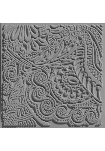 Cernit Texture Plate Silikon Polimer Kil Desen ve Doku Kalıbı 9x9 cm. MOMENTS