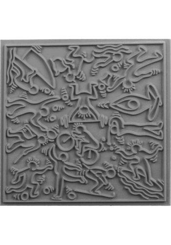 Cernit Texture Plate Silikon Polimer Kil Desen ve Doku Kalıbı 9x9 cm. SPORTS