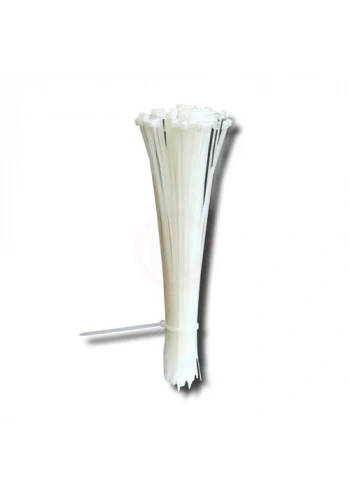 Çet-San Beyaz Kablo Bağı 4,8x250 mm (1 Paket/100 Adet)