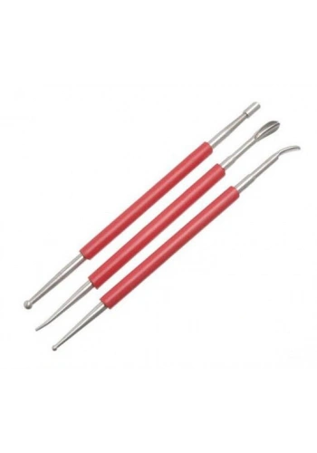 Çift Yönlü Pirinç Kabartma Seti 3lü