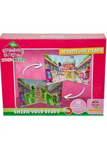 Çilek Kız Manyetik Fosforlu Hikaye Oluşturma CK7864