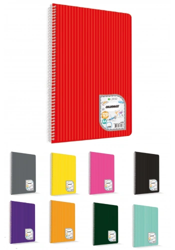 Çınar Defter Spiralli (Telli) Pp Kapak 1 Ortalı 40 Yaprak Çizgili A4 Büyük