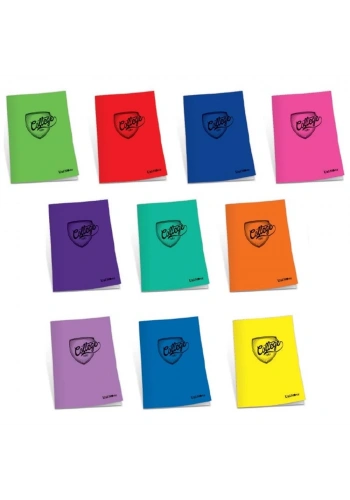 Çınar Uni Note PP Kapak Okul Defteri College A4 60yp Kareli