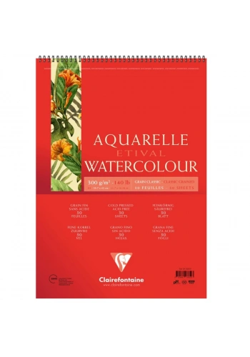 Clairefontaine Etival Suluboya Defteri (A3) 300gr 30 Sayfa