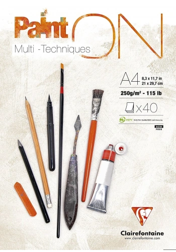 Clairefontaine Painton Teknik Çizim Defteri (A4) 250gr 40 Sayfa