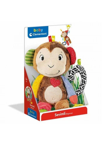 Clementoni Baby Puset Oyuncağı Sevimli Maymun