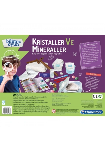 Clementoni Bilim Ve Oyun Kristal Ler Ve Mineraller 64964