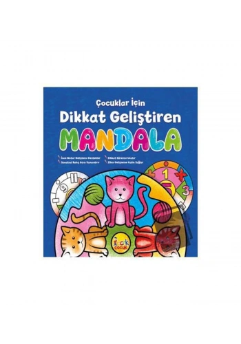 ÇOCUKLAR İÇİN DİKKAT GELŞTİREN MANDALA KİTABI / BICIRIK