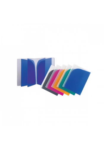 Comix L Tipi Dosya 8 Lİ Şeffaf Renkler A1729