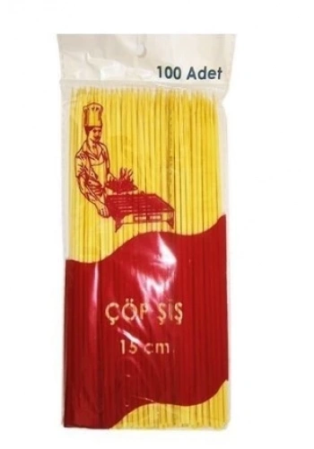 Çöp Şiş 15 cm ( 100 Adet )