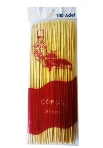 Çöp Şiş 20 cm ( 100 Adet )