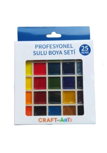 Craft And Arts Tablet Sulu Boya Seti 25 Renk