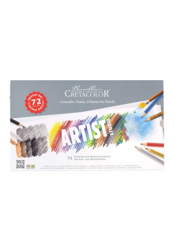 Cretacolor Artist Studio Limited Edition Çizim Seti Metal Kutu 72 Parça 46572