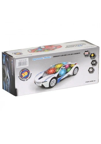 Ctoy Oyuncak 3D Işıklı Pilli Ve Sesli Araba