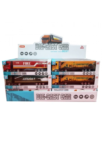 Ctoy Oyuncak Çek Bırak Metal Tır Kutulu CTOY-HY521-2