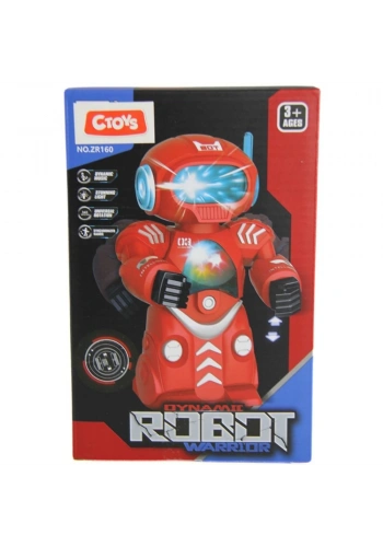 Ctoy Oyuncak Işıklı Sesli Dans Edebilen Ve 360 Derece Dönen Robot CTOY-ZR160
