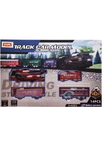 Ctoy Oyuncak Işıklı Ve Pilli Lokomotif Tren Set CTOY-2215-2