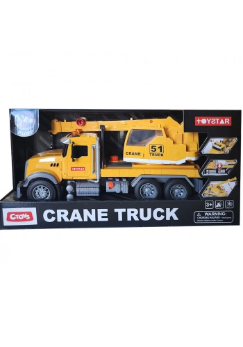 Ctoy Oyuncak Işıklı Ve Işıklı Ve Sesli Vinç Kamyonu 