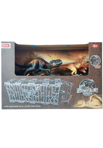 Ctoy Oyuncak Kafesli Dinozor Seti CTOY-610-80