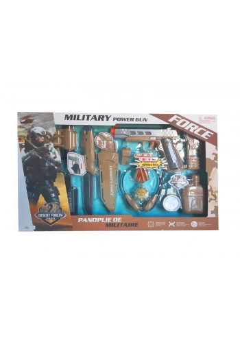 Ctoy Oyuncak Kutulu Bıçak Ve Dürbünlü Asker Seti