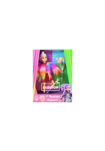 Ctoy Oyuncak Moda Aksesuarlı Oyuncak Bebek 11.5 Inch Ctoy-8671-12