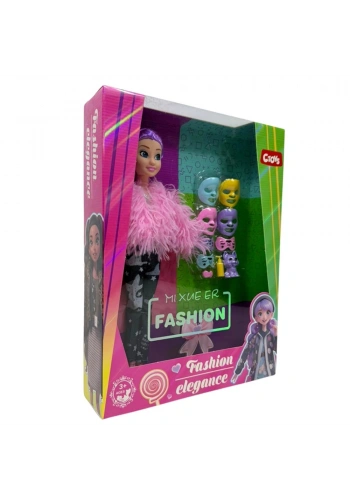 Ctoy Oyuncak Moda Aksesuarlı Oyuncak Bebek 11.5 Inch Ctoy-8671-13