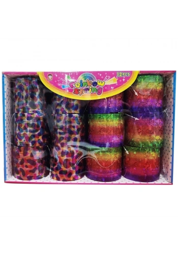 Ctoy Oyuncak Parlak Renkli Stres Yayı Yuvarlak CTOY-A7512-2