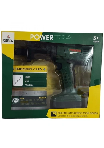 Ctoy Oyuncak Şarjlı Dekopajlı Matkap 0223-12