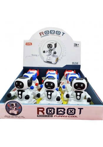 Ctoy Oyuncak Sürtmeli Mini Stantlı Robot 3 Ass CTOY-8809-6