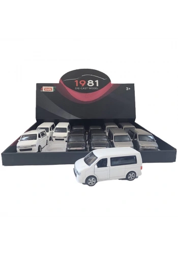 Ctoy Oyuncak Çek Bırak Kapıları Açılır Minibüs 1:32 CTOY-6632-09