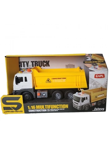 Ctoy Oyuncak Işıklı Sesli 1:16 Kamyon 