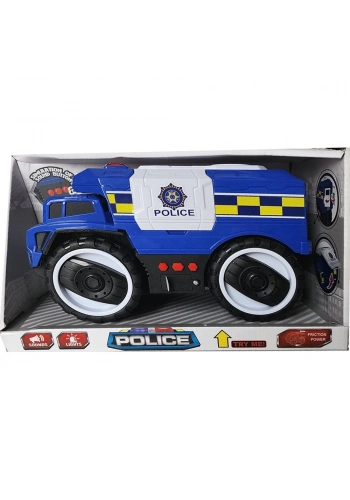 Ctoy Oyuncak Işıklı Ve Sesli Polis Kamyonu 