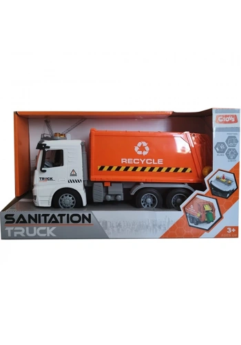 Ctoy Oyuncak Işıklı Sesli Çöp Kamyonu CTOY-PY8922B